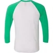 Next Level Unisex Triblend 3/4-Sleeve Raglan | https://www.bestnamebadges.com