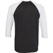 Next Level Unisex Triblend 3/4-Sleeve Raglan | https://www.bestnamebadges.com