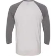 Next Level Unisex Triblend 3/4-Sleeve Raglan | https://www.bestnamebadges.com