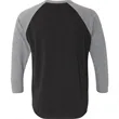 Next Level Unisex Triblend 3/4-Sleeve Raglan | https://www.bestnamebadges.com