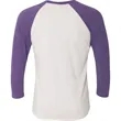Next Level Unisex Triblend 3/4-Sleeve Raglan | https://www.bestnamebadges.com