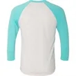 Next Level Unisex Triblend 3/4-Sleeve Raglan | https://www.bestnamebadges.com