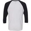 Next Level Unisex Triblend 3/4-Sleeve Raglan | https://www.bestnamebadges.com