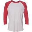 Next Level Unisex Triblend 3/4-Sleeve Raglan | https://www.bestnamebadges.com
