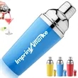 Plastic & Stainless Steel Cocktail Shaker Set W/ Jigger | https://www.bestnamebadges.com