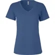 Next Level Ladies Relaxed V-Neck T-Shirt | https://www.bestnamebadges.com