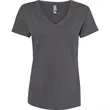 Next Level Ladies Relaxed V-Neck T-Shirt | https://www.bestnamebadges.com
