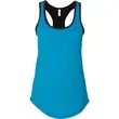 Next Level Apparel Ladies' Ideal Colorblock Racerback Tank | https://www.bestnamebadges.com