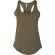 Next Level Apparel Ladies' Gathered Racerback Tank | https://www.bestnamebadges.com