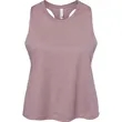 Bella + Canvas Ladies' Racerback Cropped Tank | https://www.bestnamebadges.com