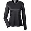 UltraClub Ladies' Cool & Dry Performance Long-Sleeve Top | https://www.bestnamebadges.com