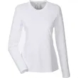 UltraClub Ladies' Cool & Dry Performance Long-Sleeve Top | https://www.bestnamebadges.com