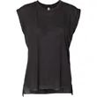 Bella + Canvas Ladies' Flowy Muscle T-Shirt With Rolled Cuff | https://www.bestnamebadges.com