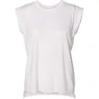 Bella + Canvas Ladies' Flowy Muscle T-Shirt With Rolled Cuff | https://www.bestnamebadges.com