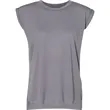 Bella + Canvas Ladies' Flowy Muscle T-Shirt With Rolled Cuff | https://www.bestnamebadges.com