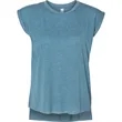 Bella + Canvas Ladies' Flowy Muscle T-Shirt With Rolled Cuff | https://www.bestnamebadges.com