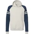 Jerzees Unisex NuBlend Varsity Color-Block Hooded Sweatshirt | https://www.bestnamebadges.com