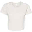 Bella + Canvas Ladies' Flowy Cropped T-Shirt | https://www.bestnamebadges.com