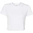 Bella + Canvas Ladies' Flowy Cropped T-Shirt | https://www.bestnamebadges.com
