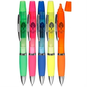 Two-in-One Highlighter & Ballpoint Pen
