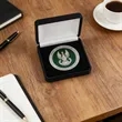 Double Sided Custom Zinc Alloy Challenge Coin W/ Baked Paint | https://www.bestnamebadges.com
