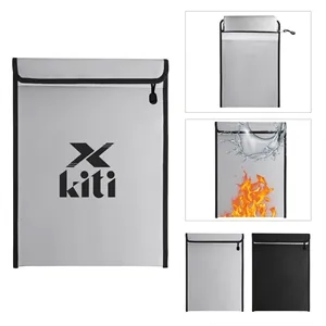 Fireproof Waterproof Document Bag W/ Zipper 15"x11"