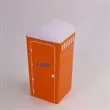 Porta-Potty Stress Reliever with Custom Logo | https://www.bestnamebadges.com
