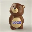 Teddy Bear Stress Reliever with Custom Logo | https://www.bestnamebadges.com