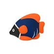 Tropical Fish Shape Stress Reliever | https://www.bestnamebadges.com