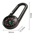 Outdoor Carabiner Compass | https://www.bestnamebadges.com