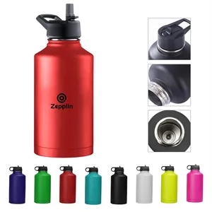 64Oz Insulated Stainless Steel Water Bottle