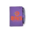 A6 PU Leather Notebook with Pen Holder & Gel Pen | https://www.bestnamebadges.com
