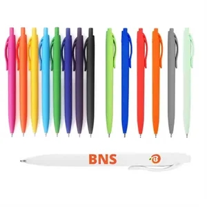 Colorful 1.0mm Black Ink Retractable Ballpoint Pens