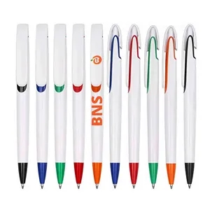 Large Clip Plastic Ballpoint Pen