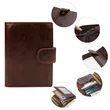 RFID Blocking Trifold Genuine Leather Wallet For Cash&Card | https://www.bestnamebadges.com