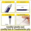 Precise Plastic Click Ballpoint Pen | https://www.bestnamebadges.com