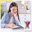 Precise Plastic Click Ballpoint Pen | https://www.bestnamebadges.com