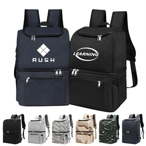 900D Oxford Insulated Cooler Backpack Camping Lunch Bag