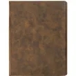 9 1/2" x 12" Leatherette Rustic/Gold Portfolio | https://www.bestnamebadges.com