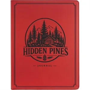 9 1/2" x 12" Leatherette Red Portfolio