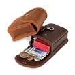 Vintage PU Leather Mini Pouch with Snap Closure | https://www.bestnamebadges.com