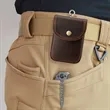 Vintage PU Leather Mini Pouch with Snap Closure | https://www.bestnamebadges.com