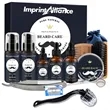 Beard Care & Grooming Set W/ Straight Razor & Derma Roller | https://www.bestnamebadges.com