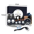 Beard Care & Grooming Set W/ Straight Razor & Derma Roller | https://www.bestnamebadges.com