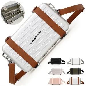 Mini ABS Hard Shell Crossbody Bag with Strap