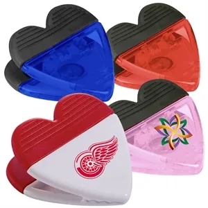 Heart-Shaped Magnetic Power Clip