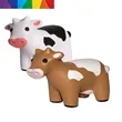 Cow Stress Reliever with Custom Logo | https://www.bestnamebadges.com