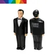 Groom Stress Reliever with Custom Logo | https://www.bestnamebadges.com