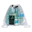 Harris Clear Vinyl Stadium Compliant Cinch Backpack | https://www.bestnamebadges.com