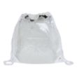 Harris Clear Vinyl Stadium Compliant Cinch Backpack | https://www.bestnamebadges.com